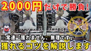 【クレーンゲーム】財布の中は2000円新景品何個取れるのか？【万代書店川越】