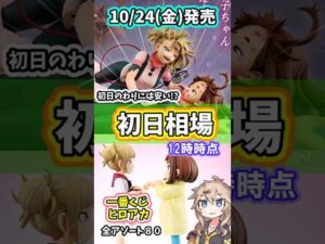 【初日相場】一番くじ ヒロアカ  僕のヒーローアカデミア  幸せの上に フィギュア 相場