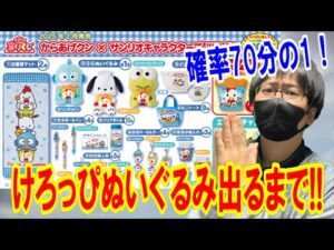 【サンリオくじ】70本中1本しかないけろけろけろっぴぬいぐるみ出るまで帰れません！きんにくの最推しに全てを注ぐ!!【Sanrio/当りくじ/一番くじ】