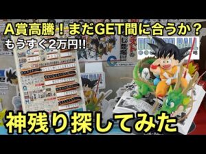 諦められない！ほぼ完売してるし、フィギュアが高騰中だけど、神残りがないか探してきた！一番くじ DRAGON BALL 40th  其之一 ドラゴンボール フィギュア 40周年 相場