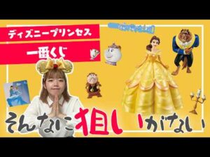 【一番くじ】ディズニープリンセスくじ狙いはないけど5回引いた結果、、、