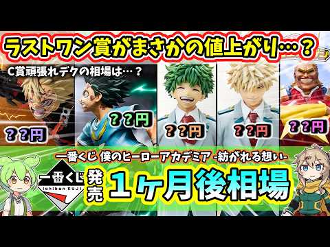 【１ヶ月後相場】一番くじ ヒロアカ 僕のヒーローアカデミア  紡がれる想い  相場 フィギュア