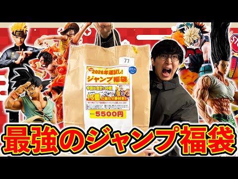 【福袋】100個中15個に高額フィギュアが入ってる運試し福袋に挑戦！（福袋、一番くじ、ジャンプ）