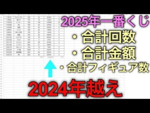 2025年一番くじ総決算。この世の終わり。