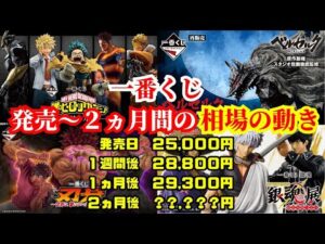 【一番くじ】ヒロアカ、ベルセルク、刃牙、銀魂【相場の動き&今後の予想】