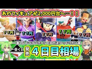 【4日目相場】一番くじ ドラゴンボール EX 対決!レッドリボン軍  相場 フィギュア 相場