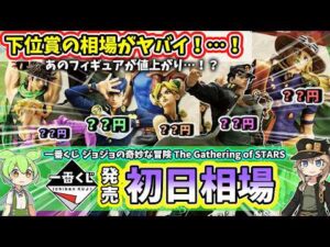 【初日相場】一番くじ ジョジョの奇妙な冒険 The Gathering of STARS フィギュア 相場