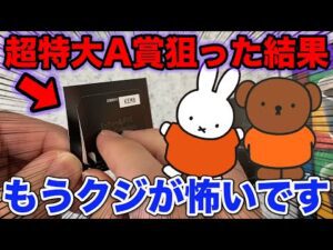 【くじ】ミッフィー！A賞は特大サイズ！上位賞当たるまで引いたらトラウマになりそうです。（クジ、一番くじ、一番賞）