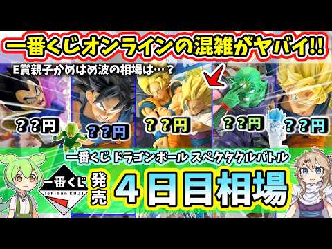 【4日目相場】一番くじ ドラゴンボール スペクタクルバトル フィギュア  相場