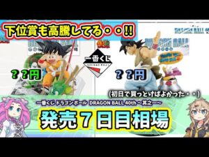 【7日目相場】一番くじ ドラゴンボール DRAGON BALL 40th  其之一  フィギュア 相場