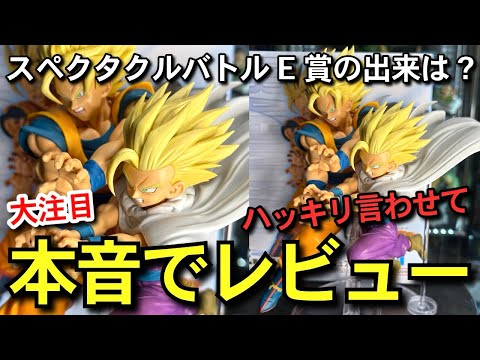 【　開封　】傑作なのか？話題のE賞を本音でレビュー　一番くじ　ドラゴンボール　スペクタクルバトル　孫悟空&孫悟飯フィギュア　親子かめはめ波　アソート数1 相場　フュージョンワールド　スーパーダイバーズ
