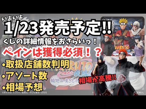 【NT一番くじ情報】一番くじ NARUTO ナルト  疾風伝 輪廻の嘆きと平和の懸け橋！！くじの詳細情報まとめ！