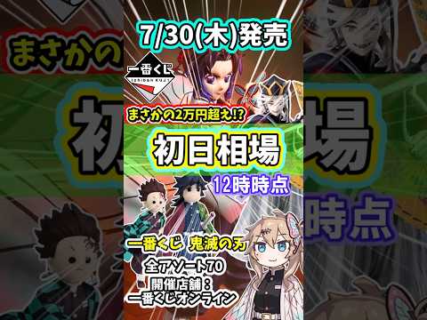 【初日相場】一番くじ 鬼滅の刃 ～上弦の弐～ 相場 フィギュア