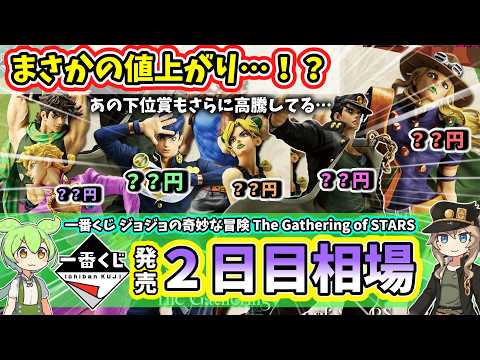 【2日目相場】一番くじ ジョジョの奇妙な冒険 The Gathering of STARS フィギュア 相場