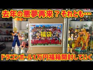 新年1発目はドラゴンボール1万円福袋を開封していくっ！　去年の悪夢再来…それとも？　ドラゴンボール　フィギュア　一番くじ　福袋　正月　ラストワン　鳥山明　神龍　福箱
