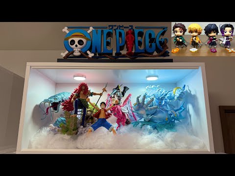 【鬼滅オンラインくじ・ワンピース一番くじ開封】空島ディスプレイ完成!