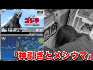 【神引きとメシウマ】一番くじ ゴジラ 最恐怪獣王列伝と一番くじ フィンセント・ファン・ゴッホ