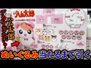 【ハム太郎くじ】怒ってます。A賞のハム太郎が特大サイズで登場。（くじ、一番くじ、ハム太郎）