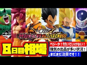 【相場情報】8日目相場!一番くじ ドラゴンボール VSオムニバスCROSS 一番賞 Dragon Ball