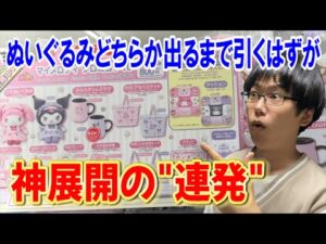 【サンリオくじ】想定外すぎる展開！マイメロディ&クロミ当りくじで確率70分の1のぬいぐるみどちらか出るまで引き続けようとしたら・・・【Sanrio/一番くじ】