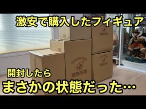 相場より圧倒的な安さで購入したフィギュア到着！開封したらまさかの状態だった！！一番くじ ワンピース ドラゴンボール フィギュア