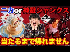 【一番くじ】ワンピース！A賞ニカorB賞『神避』シャンクス当たるまで帰れません！奇跡の大逆転？｜一番くじ、一番賞、ワンピース