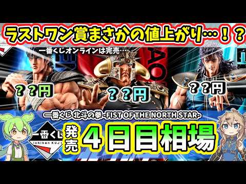 【4日目相場】一番くじ 北斗の拳  FIST OF THE NORTH STAR フィギュア 相場