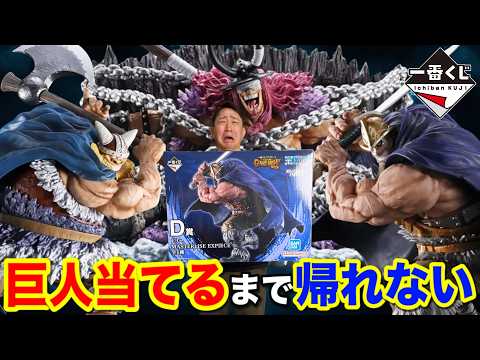 【一番くじ】ワンピース！巨人族襲来！とにかくサイズがデカすぎる！D賞ドリー当たるまで帰れません！｜一番くじ、一番賞、ロキ