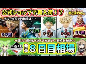 【8日目相場】一番くじ ヒロアカ 僕のヒーローアカデミア  紡がれる想い  相場 フィギュア