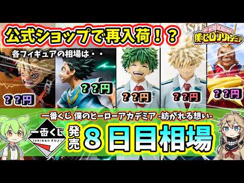 【8日目相場】一番くじ ヒロアカ 僕のヒーローアカデミア 紡がれる想い 相場 フィギュア
