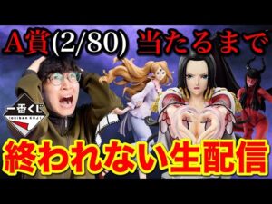 【一番くじ生配信】ワンピース！A賞ハンコック当たるまで終われません！地獄確定