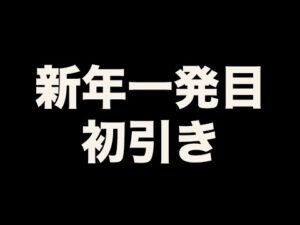 【くじ】新年あけましておめでとうございます。2025年初引きに挑戦した結果が●●すぎた。（一番くじ、一番賞、クジ）
