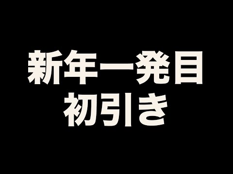 【くじ】新年あけましておめでとうございます。2025年初引きに挑戦した結果が●●すぎた。（一番くじ、一番賞、クジ）