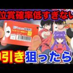 【くじ】らんま1/2！上位賞確率は●％！神引き狙って引いた結果がこちら。（クジ、WEBくじ、一番賞）
