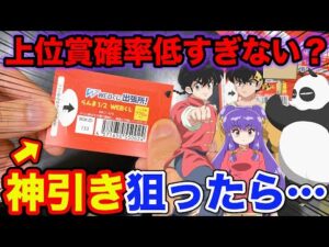 【くじ】らんま1/2!上位賞確率は●%!神引き狙って引いた結果がこちら。(クジ、WEBくじ、一番賞)